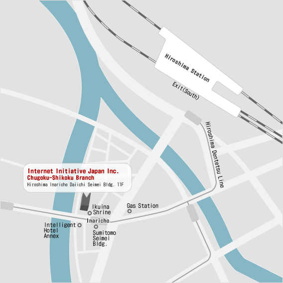 Chu-Shikoku Branch Map
