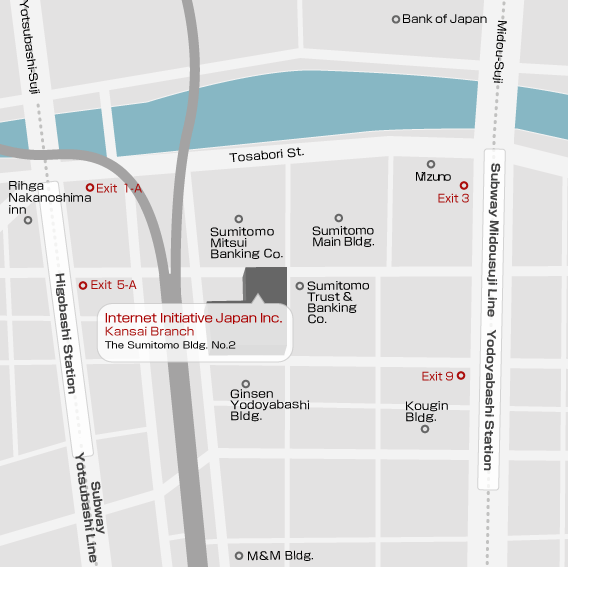 Kansai Branch Map