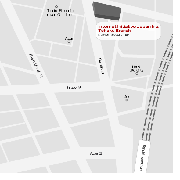 Tohoku Branch Map