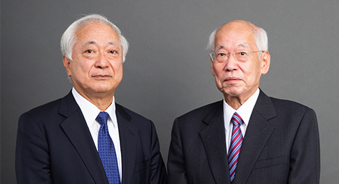 photo:Chairman and Co-CEO:Koichi Suzuki ,President and Co-CEO & COO:Eijiro Katsu