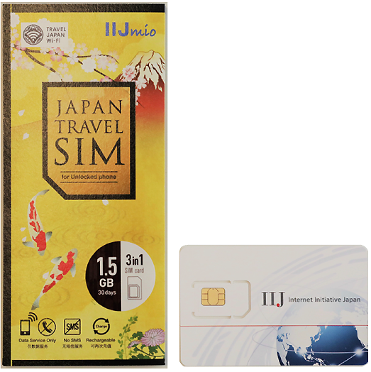 Japan Travel SIM Packaging image