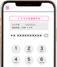 国際電話専用アプリ「IIJmio国際電話」のイメージ図