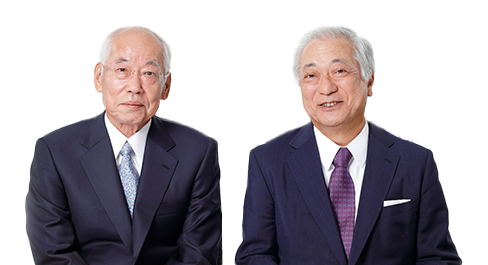 代表取締役会長　鈴木幸一、代表取締役社長　勝栄二郎