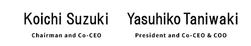 Koichi Suzuki and Yasuhiko Taniwaki