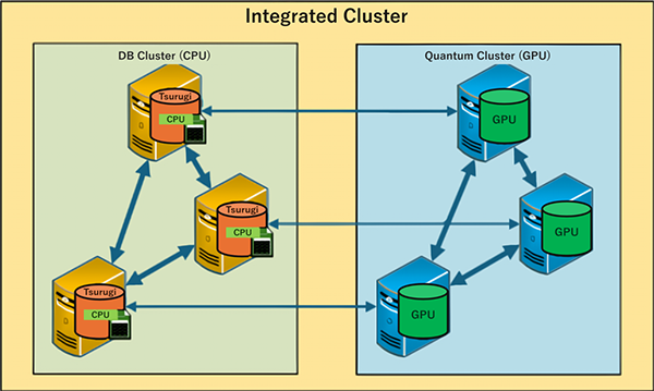 Conceptual architecture of the next-generation distributed quantum cluster