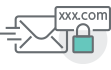 Sender domain authentication filter