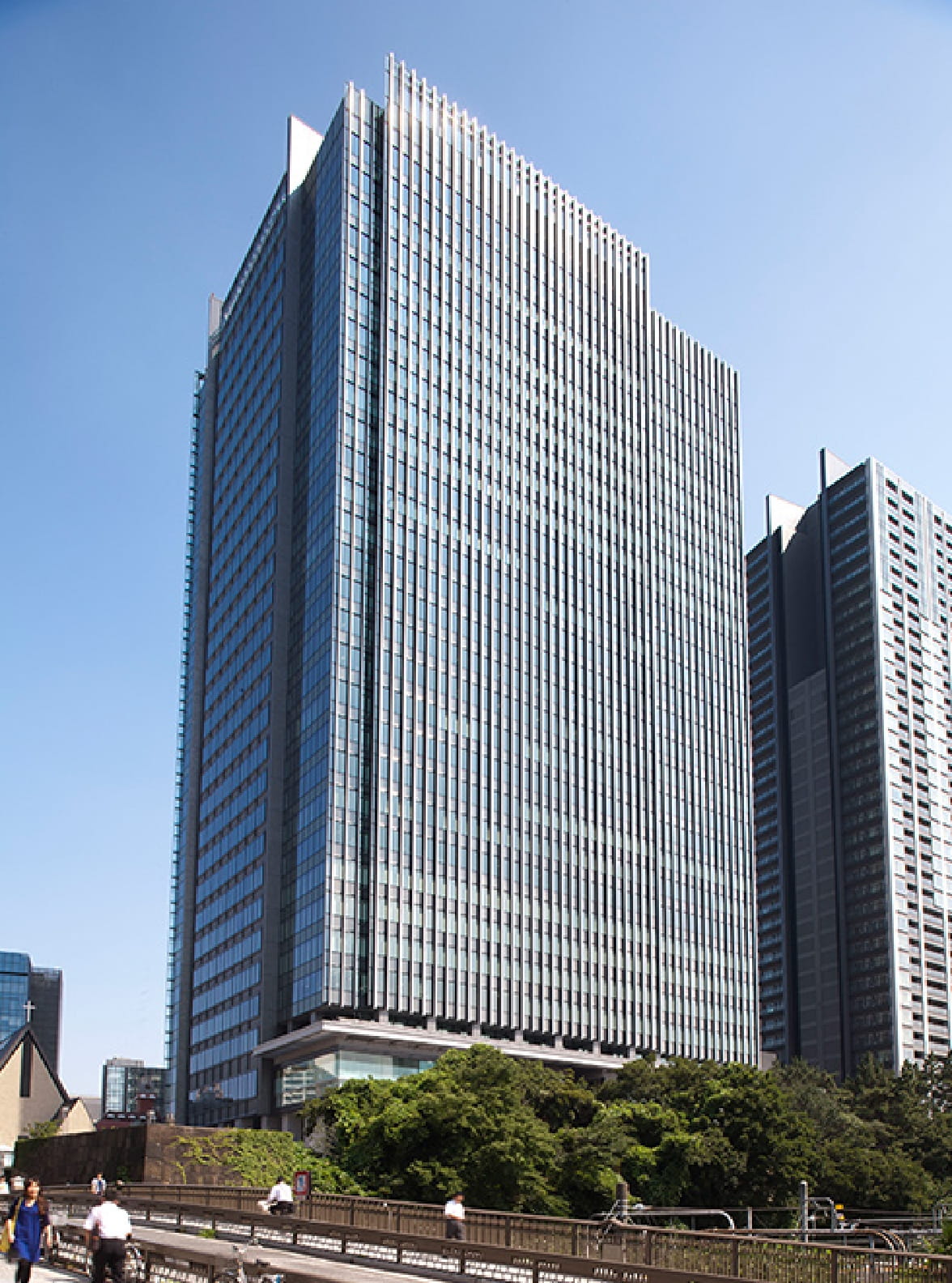 IIJ本社　飯田橋グラン・ブルーム外観