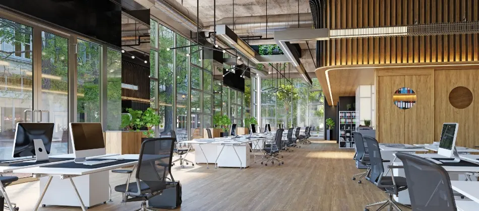 広い職場内や、階の移動で