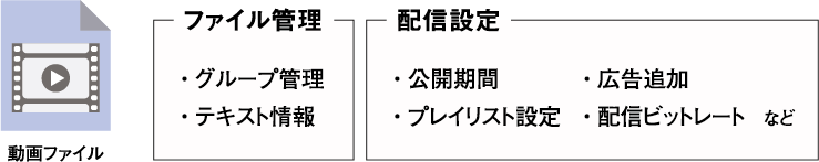 動画管理機能